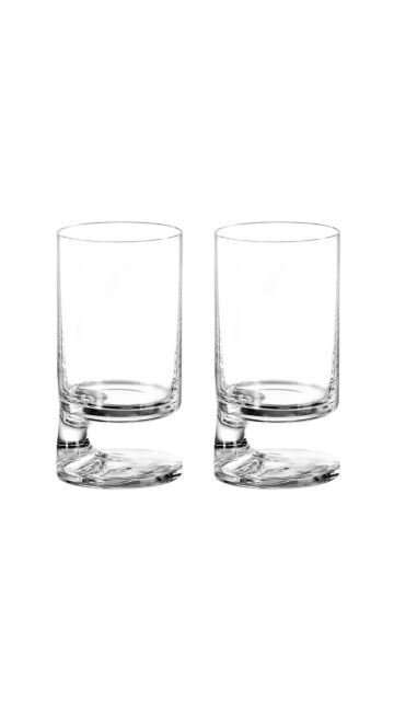 Joe Colombo - Smoke Acqua Water Glass (Twin Pack)