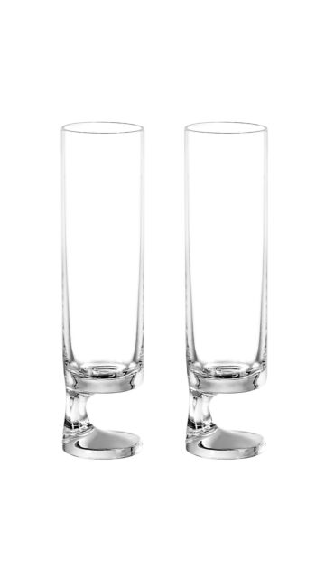 Joe Colombo - Smoke Bicchiere Champagne Flute (Twin Pack)