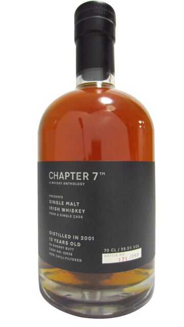 Undisclosed Irish - Chapter 7 Single Sherry Cask #10836 2001 13 year old Whiskey