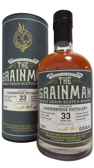 Carsebridge (silent) - Single Grain Scotch 1982 33 year old Whisky