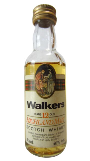 Walker's - Blended Scotch 12 year old Whisky Miniature