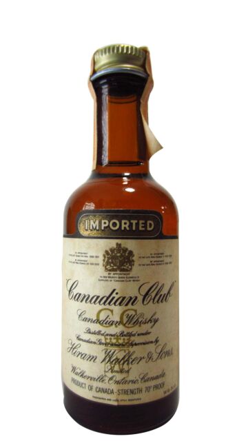 Canadian Club - Blended Whisky Miniature (1960's Bottling)