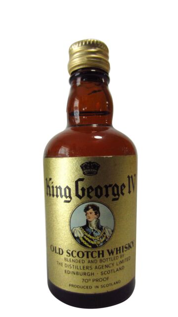 King George IV - Old Blended Scotch Whisky Miniature