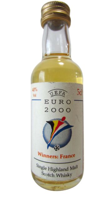 Uefa - Euro 2000 Winners Highland Single Malt Whisky Miniature