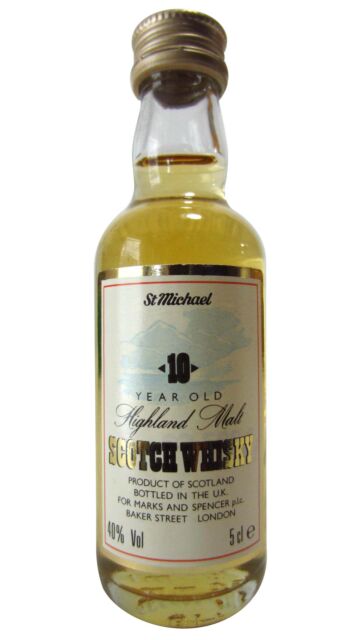 St Michael - Highland Malt 10 year old Whisky Miniature