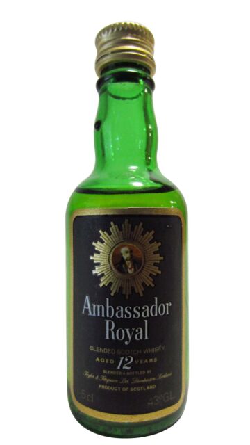 Ambassador - Royal Blended Scotch 12 year old Whisky Miniature