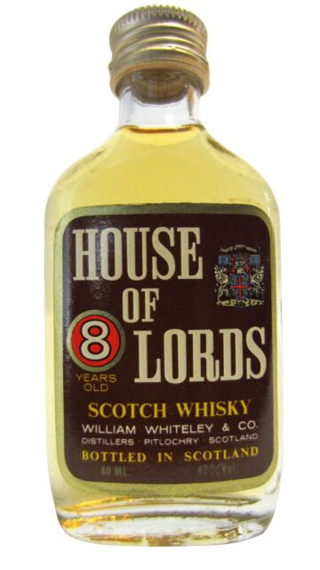 House of Lords - Blended Scotch 8 year old Whisky Miniature