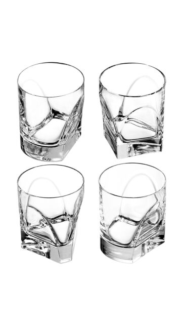 Enzo Mari - Conversazione Old Fashioned Glass (Quad Pack)