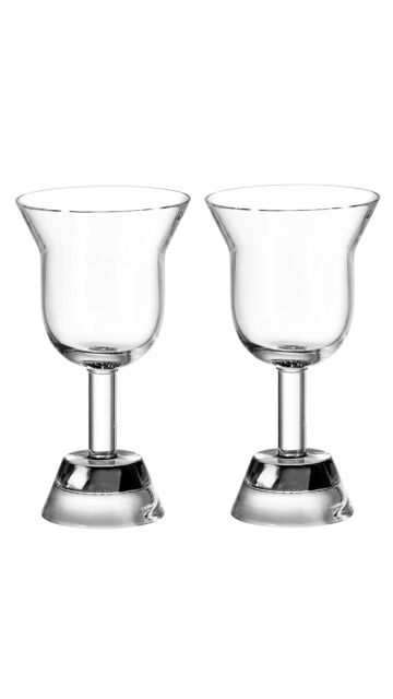 Ettore Sottsass - Orfeo Calice Acqua Water Goblet (Twin Pack)