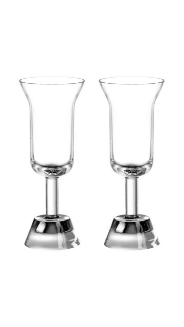 Ettore Sottsass - Orfeo Calice Flute Champagne Goblet (Twin Pack)