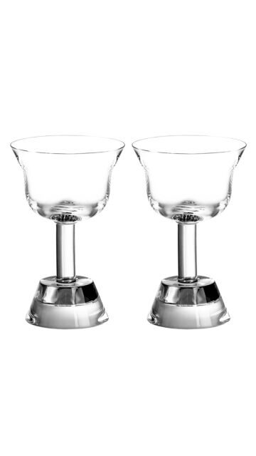 Ettore Sottsass - Orfeo Calice Liquore Liqueur Goblet (Twin Pack)