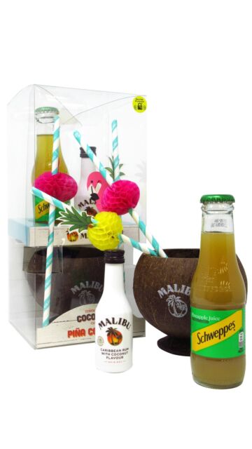 Malibu - Coconut Rum Liqueur Gift Pack