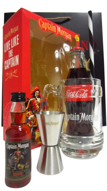 Captain Morgan - Spiced Rum Coca Cola & Glass Gift Pack