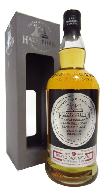 Hazelburn - Gaja Barolo Cask Matured Single Malt Scotch 2007 9 year old Whisky