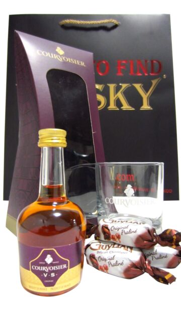 Courvoisier - V.S Cognac Chocolates & Glass Gift Pack