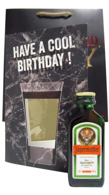 Jagermeister - Herbal Liqueur Happy Birthday Card Gift Pack
