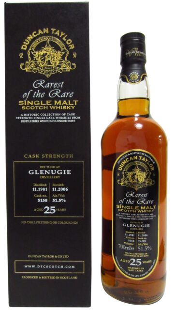 Glenugie (silent) - Rarest of the Rare 1981 25 year old Whisky