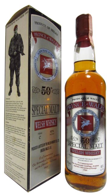 Prince Of Wales - Malt Airbourne Forces 50th Anniversary Whisky