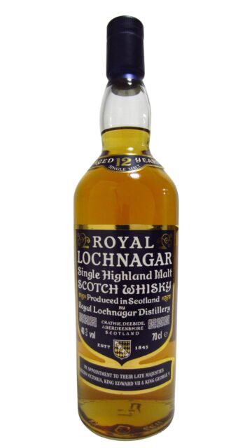 Royal Lochnagar - Single Highland Malt 12 year old Whisky (Old Bottling)