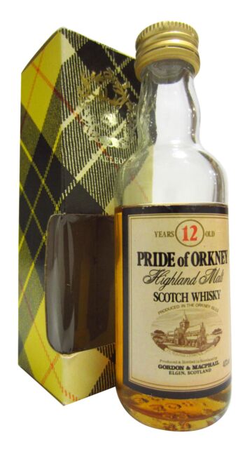 Pride of Orkney - Gordon & MacPhail Highland Malt Scotch 12 year old Whisky Miniature