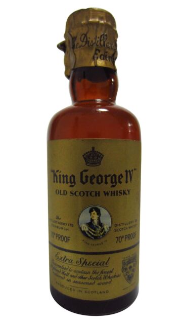 King George IV - Blended Scotch Whisky Miniature