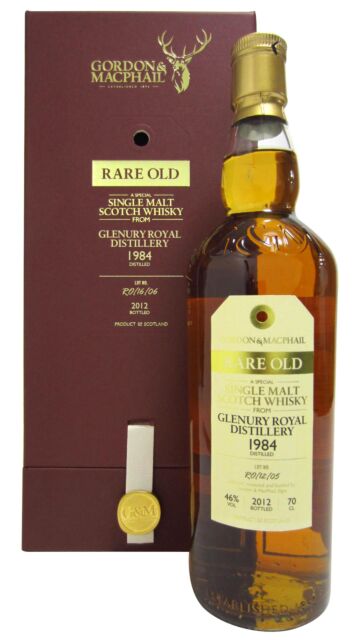 Glenury Royal (silent) - Gordon & MacPhail Rare Old Single Malt Scotch 1984 28 year old Whisky