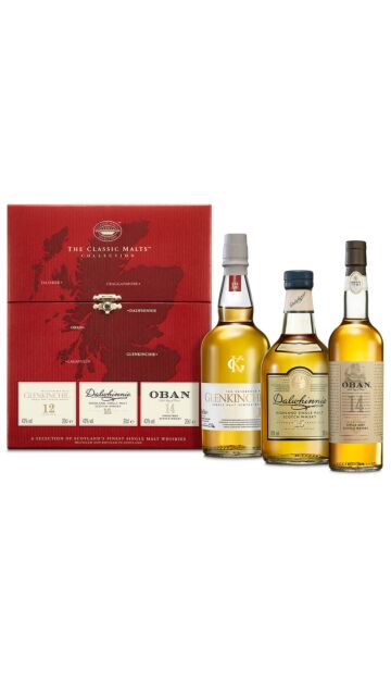 The Classic Malts Collection - Gentle Whisky (3 x 20cl)