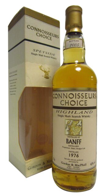 Banff (silent) - Connoisseurs Choice Single Malt Scotch 1976 28 year old Whisky
