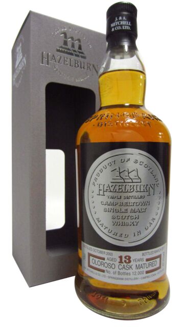 Hazelburn - Sherry Wood 2017 Edition Single Malt Scotch 2003 13 year old Whisky