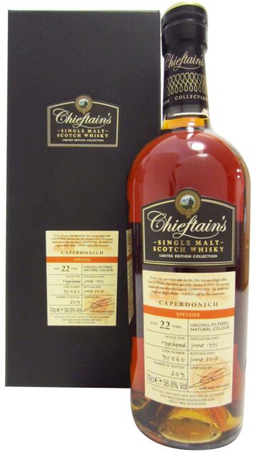 Caperdonich (silent) - Chieftain's Single Cask #95060 1995 22 year old Whisky