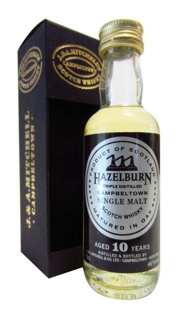 Hazelburn - Campbeltown Single Malt Scotch 10 year old Whisky Miniature