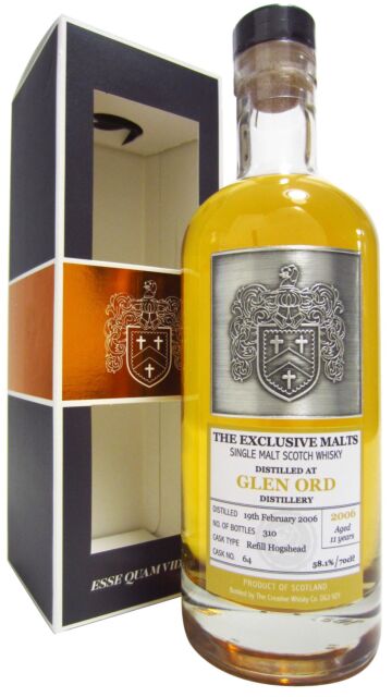 Glen Ord - The Exclusive Malts Single Cask #64 2006 11 year old Whisky