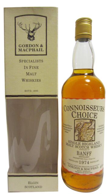 Banff (silent) - Connoisseurs Choice Single Malt Scotch 1974 Whisky