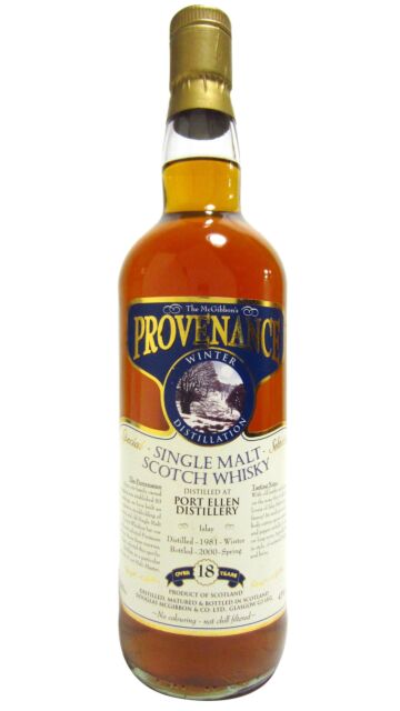 Port Ellen (silent) - The McGibbon's Provenance Single Malt Scotch 1981 18 year old Whisky