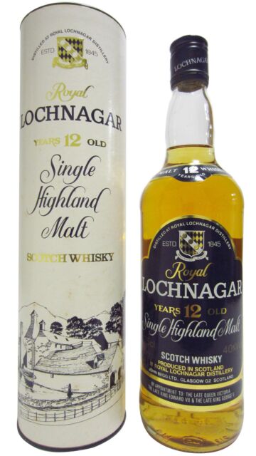 Royal Lochnagar - Highland Single Malt 12 year old Whisky (1980's Bottling)