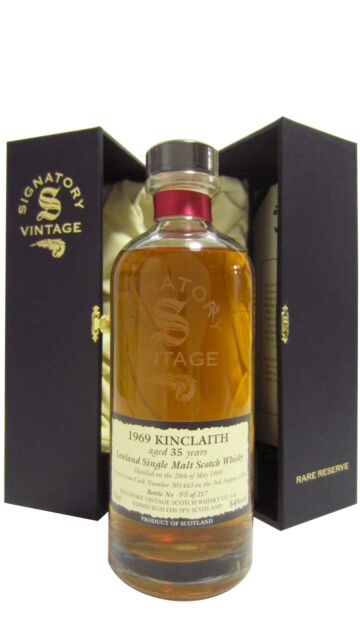 Kinclaith (silent) - Signatory Vintage 1969 35 year old Whisky