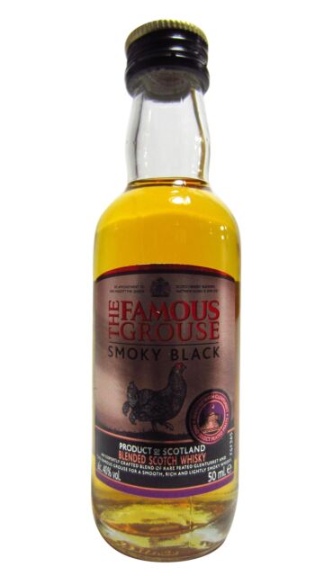 Famous Grouse - Smoky Black Whisky Miniature (Old Bottling)