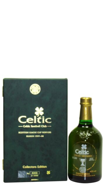 Celtic Football Club - Cup Winners 1997-1998 1985 12 year old Whisky
