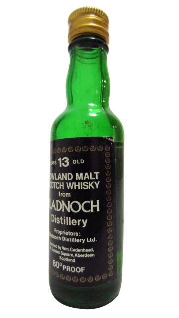Bladnoch - Cadenhead's Single Malt Scotch 13 year old Whisky Miniature
