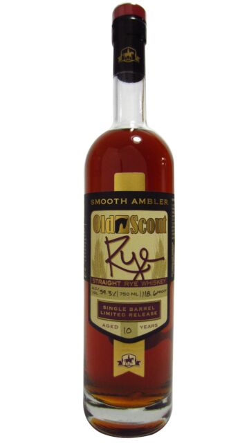 Smooth Ambler - Old Scout Straight Rye Single Barrel #3574 10 year old Whiskey