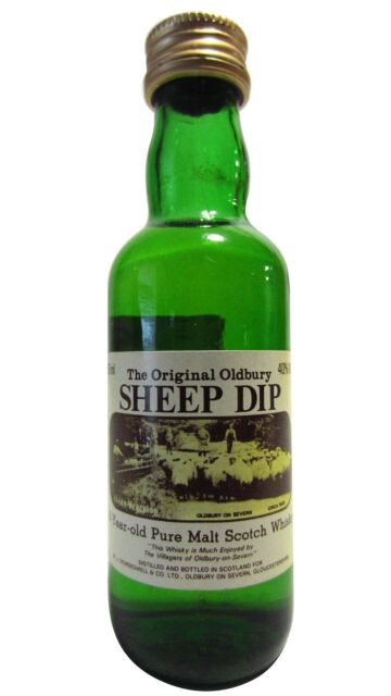 Sheep Dip - Blended Scotch  8 year old Whisky Miniature (Old Bottling)