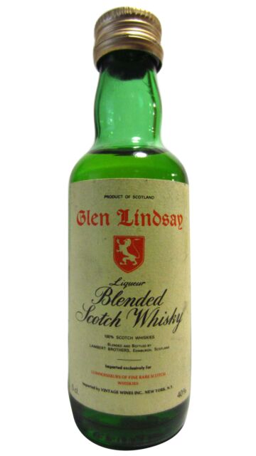Glen Lindsay - Blended Scotch Whisky Miniature