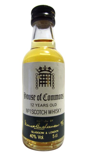 House of Commons - Blended Scotch 12 year old Whisky Miniature