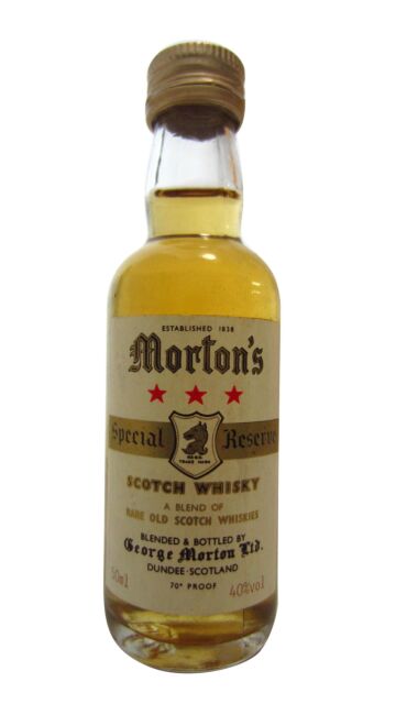 Morton's - Special Reserve Blended Scotch Whisky Miniature