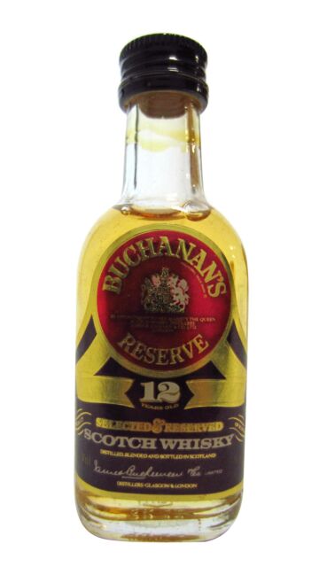 Buchanan's - Reserve Blended Scotch 12 year old Whisky Miniature