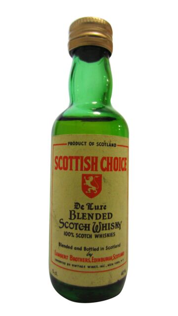 Scottish Choice - De Luxe Blended Scotch Whisky Miniature