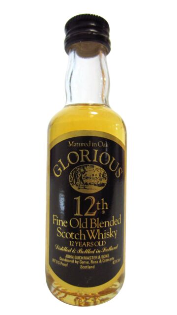 Glorious - 12th Fine Old Blended Scotch 12 year old Whisky Miniature