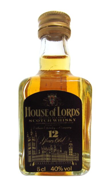House of Lords - Deluxe Blended Scotch 12 year old Whisky Miniature