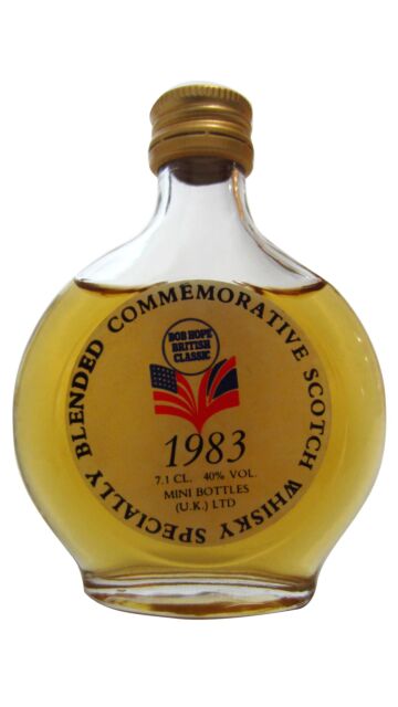 Mini Bottles - Bob Hope British Classic 1983 Blended Scotch Whisky Miniature