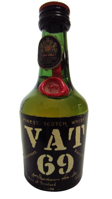 VAT 69 - Finest Scotch Whisky Miniature (1970's Bottling)